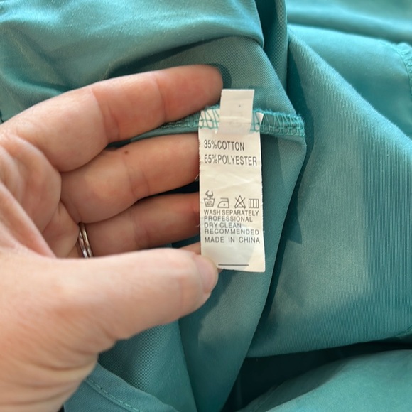 Teal Overalls with Pockets - Picture 6 of 8